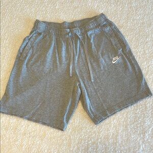 Nike Athletic Cotton Shorts  Men's small Gray